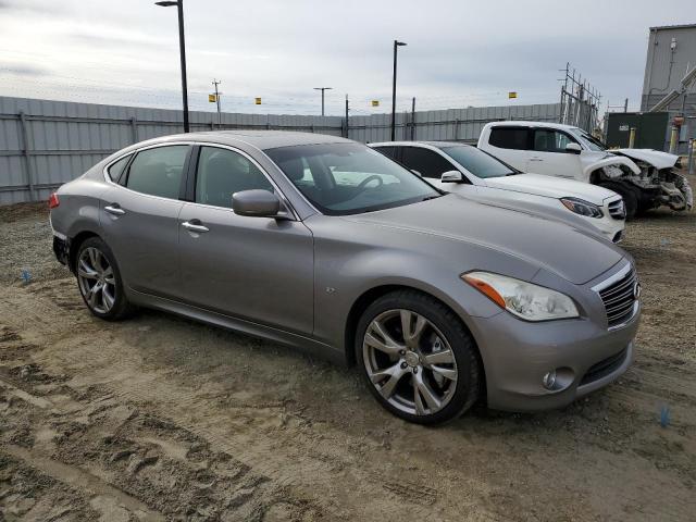 JN1BY1AP6EM260196 - 2014 INFINITI Q70 3.7 GRAY photo 4