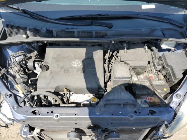 5TDYK3DC3FS657142 - 2015 TOYOTA SIENNA XLE BLUE photo 12