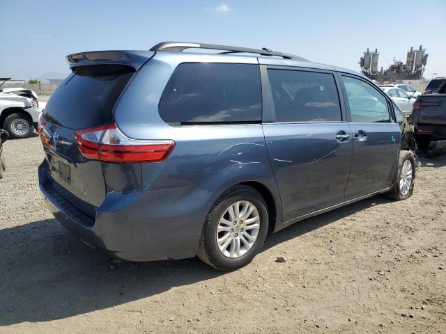 5TDYK3DC3FS657142 - 2015 TOYOTA SIENNA XLE BLUE photo 3