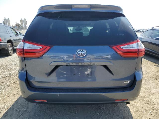 5TDYK3DC3FS657142 - 2015 TOYOTA SIENNA XLE BLUE photo 6