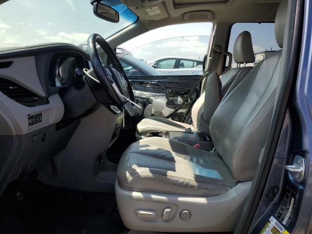 5TDYK3DC3FS657142 - 2015 TOYOTA SIENNA XLE BLUE photo 7