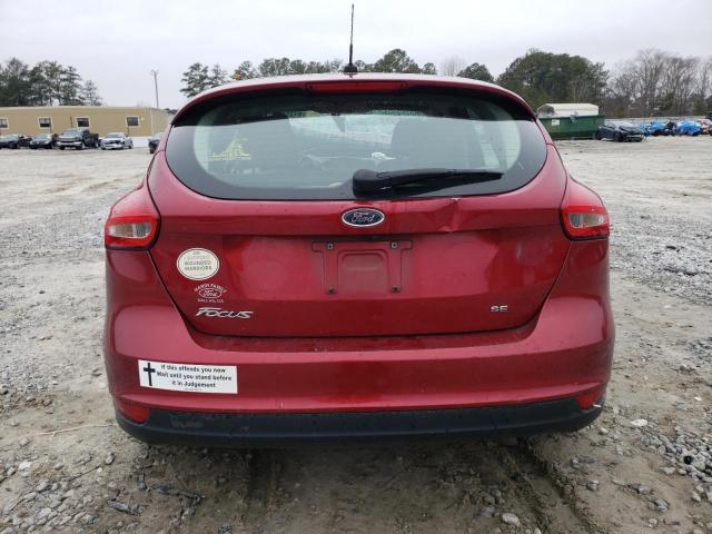 1FADP3K23HL337033 - 2017 FORD FOCUS SE MAROON photo 6