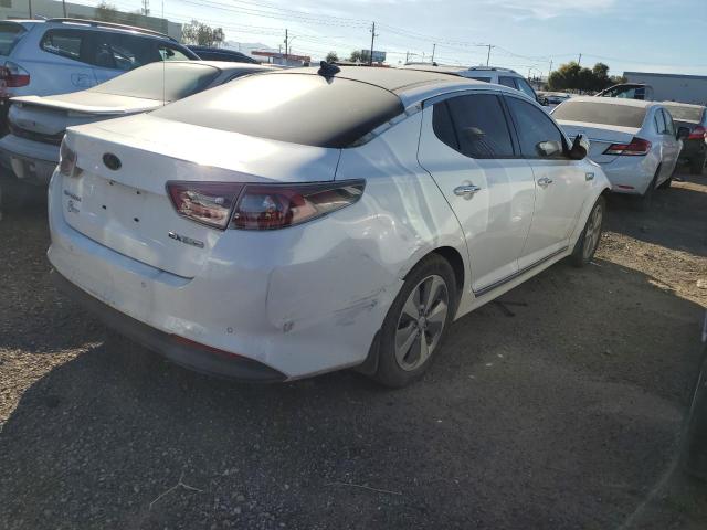 KNAGN4AD2G5098709 - 2016 KIA OPTIMA HYBRID WHITE photo 3