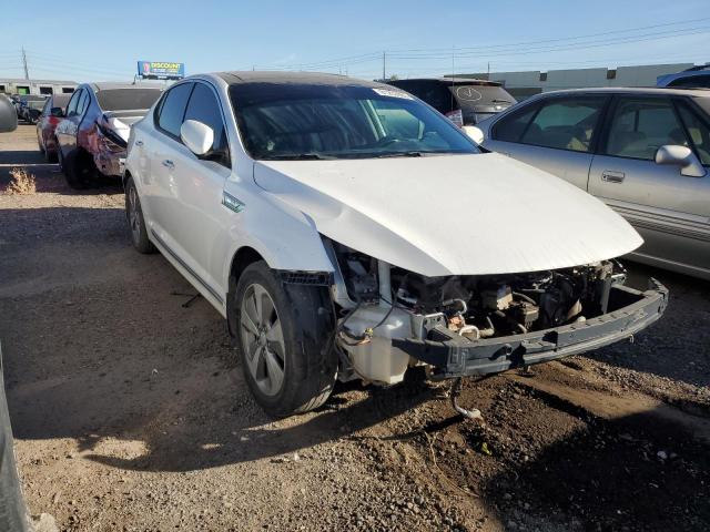 KNAGN4AD2G5098709 - 2016 KIA OPTIMA HYBRID WHITE photo 4