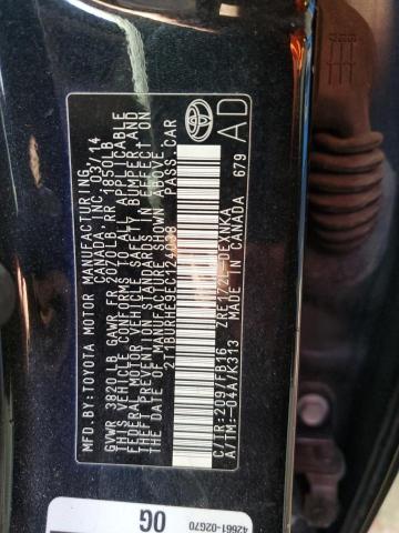 2T1BURHE9EC124038 - 2014 TOYOTA COROLLA L გრაფიტი ფოტო 13