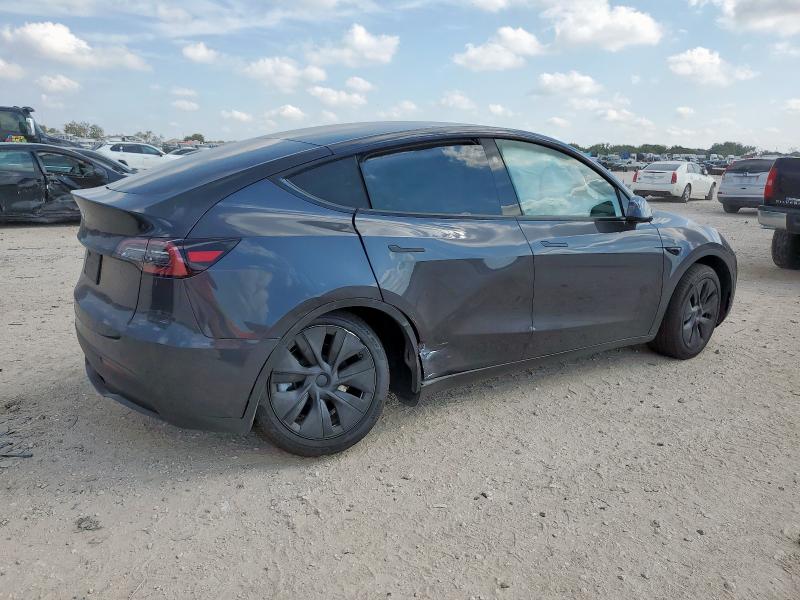 7SAYGDED7SA342535 - 2025 TESLA MODEL Y Темно-сірий фото 3