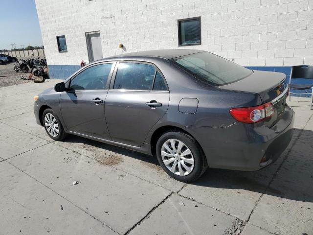 5YFBU4EE3DP223802 - 2013 TOYOTA COROLLA BASE Szary zdjęcie 2