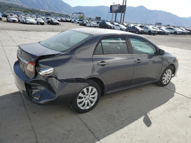 5YFBU4EE3DP223802 - 2013 TOYOTA COROLLA BASE Szary zdjęcie 3