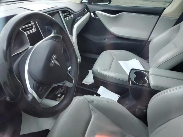 5YJSA1E15FF101817 - 2015 TESLA MODEL S ლურჯი ფოტო 9
