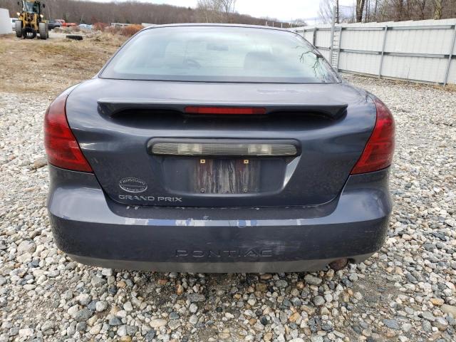 2G2WP552X81130594 - 2008 PONTIAC GRAND PRIX GRAY photo 6