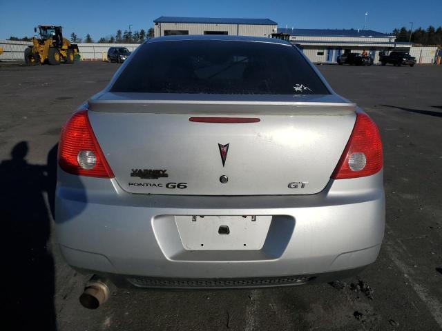 1G2ZK57N494241344 - 2009 PONTIAC G6 GT SILVER photo 6