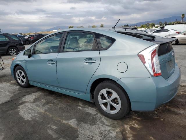 JTDKN3DU6F1895764 - 2015 TOYOTA PRIUS 蓝色 照片 2