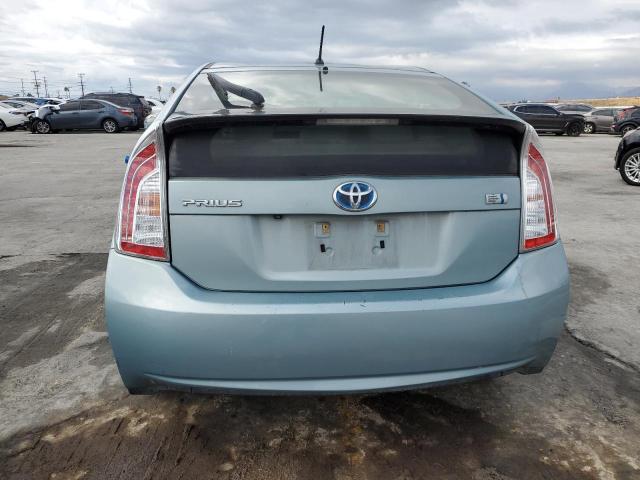 JTDKN3DU6F1895764 - 2015 TOYOTA PRIUS 蓝色 照片 6