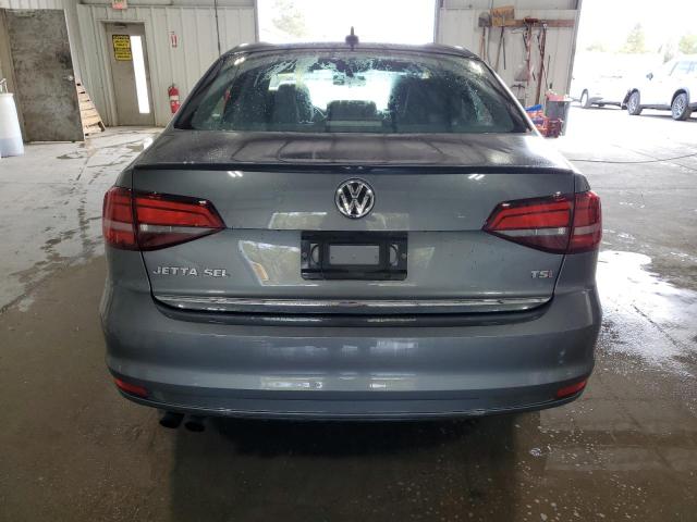 3VWL17AJ8HM384187 - 2017 VOLKSWAGEN JETTA SEL CHARCOAL photo 6
