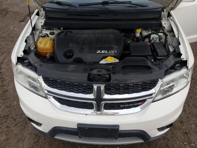 3C4PDCCG8CT393721 - 2012 DODGE JOURNEY SXT თეთრი ფოტო 12
