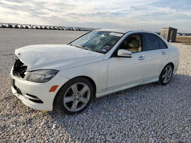 WDDGF5EBXBR143868 - 2011 MERCEDES-BENZ C 300 WHITE photo 1