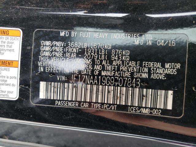 JF1ZNAA19G9707843 - 2016 TOYOTA SCION FR-S BLACK photo 12