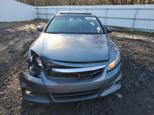 1HGCS2B87BA007340 - 2011 HONDA ACCORD EXL GRAY photo 5