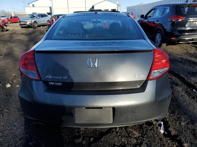 1HGCS2B87BA007340 - 2011 HONDA ACCORD EXL GRAY photo 6