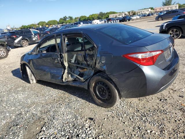 2T1BURHE5FC257543 - 2015 TOYOTA COROLLA L GRAY photo 2