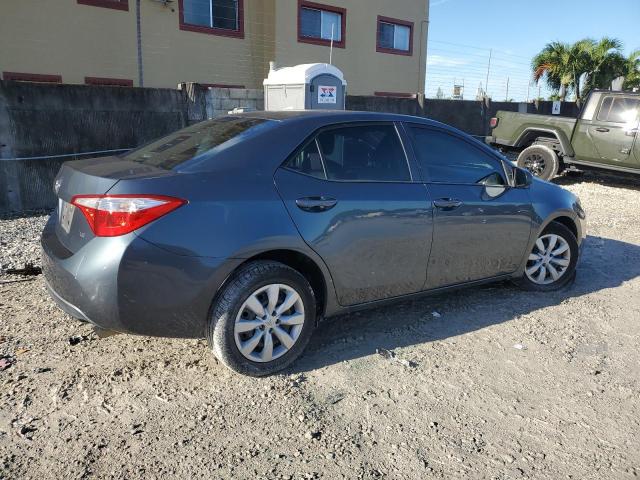 2T1BURHE5FC257543 - 2015 TOYOTA COROLLA L GRAY photo 3