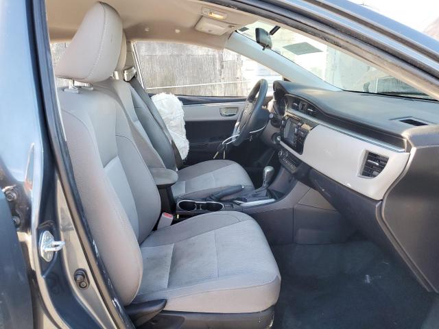 2T1BURHE5FC257543 - 2015 TOYOTA COROLLA L GRAY photo 7