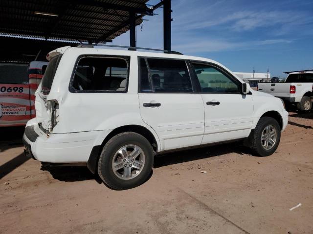 5FNYF18485B020651 - 2005 HONDA PILOT EX WHITE photo 3