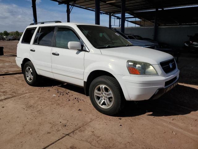 5FNYF18485B020651 - 2005 HONDA PILOT EX WHITE photo 4