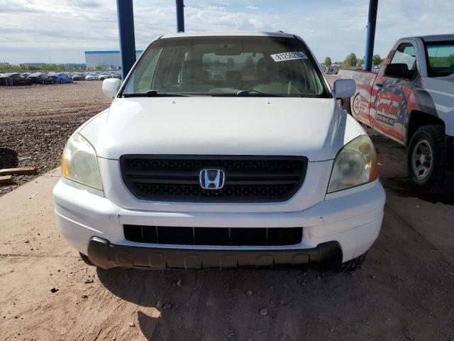 5FNYF18485B020651 - 2005 HONDA PILOT EX WHITE photo 5