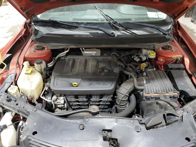 1B3LC56J48N160335 - 2008 DODGE AVENGER SXT ORANGE photo 11