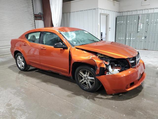 1B3LC56J48N160335 - 2008 DODGE AVENGER SXT ORANGE photo 4
