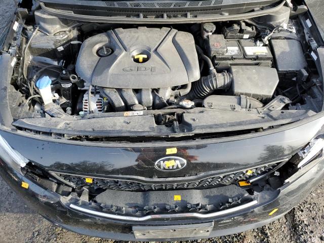 KNAFX5A80H5674300 - 2017 KIA FORTE EX BLACK photo 11