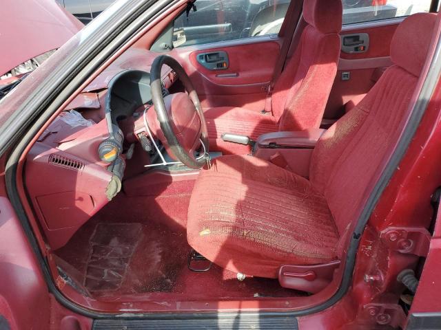 1G1LD55M4RY257194 - 1994 CHEVROLET CORSICA RED photo 7