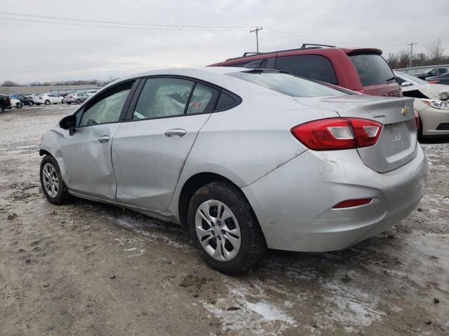 1G1BC5SM9K7148034 - 2019 CHEVROLET CRUZE LS SILVER photo 2