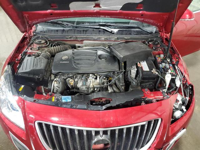 2G4GV5GVXD9249315 - 2013 BUICK REGAL GS RED photo 11