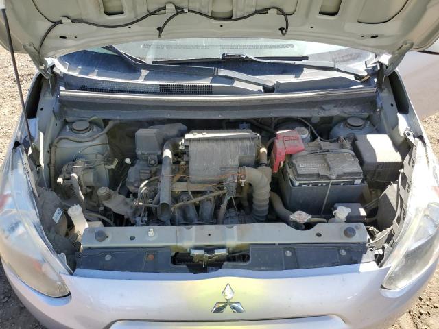 ML32A4HJ6EH012921 - 2014 MITSUBISHI MIRAGE ES SILVER photo 11