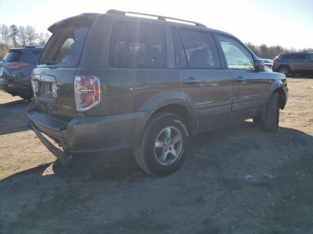 2HKYF18776H524539 - 2006 HONDA PILOT EX GREEN photo 3