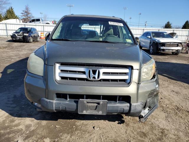 2HKYF18776H524539 - 2006 HONDA PILOT EX GREEN photo 5