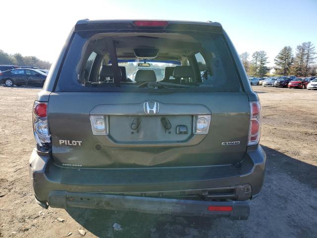 2HKYF18776H524539 - 2006 HONDA PILOT EX GREEN photo 6