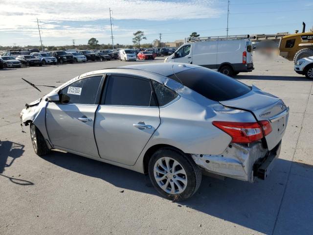 3N1AB7AP8JL638524 - 2018 NISSAN SENTRA S SILVER photo 2