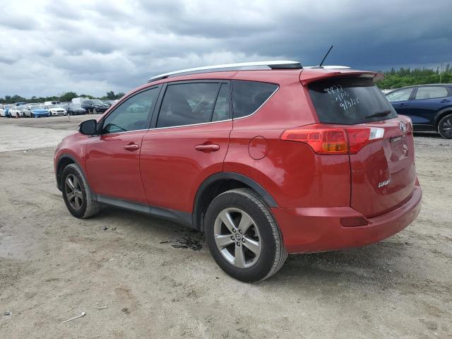 2T3WFREV2FW158877 - 2015 TOYOTA RAV4 XLE Rot Foto 2