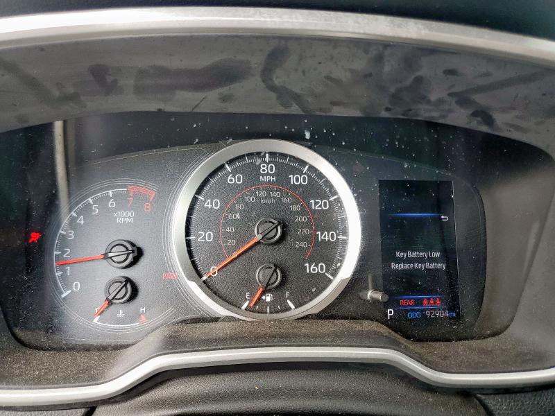 JTND4RBEXL3081610 - 2020 TOYOTA COROLLA SE თაფლისფერი ფოტო 9