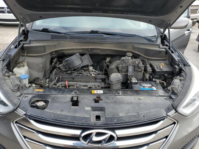 5XYZT3LB5EG148837 - 2014 HYUNDAI SANTA FE S GRAY photo 12