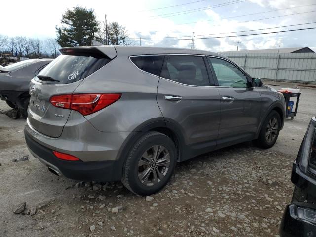 5XYZT3LB5EG148837 - 2014 HYUNDAI SANTA FE S GRAY photo 3