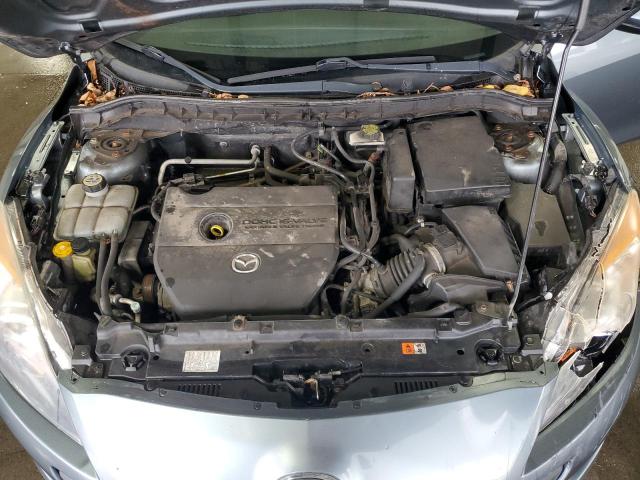 JM1BL1TF4D1710606 - 2013 MAZDA 3 I ნაცრისფერი ფოტო 11