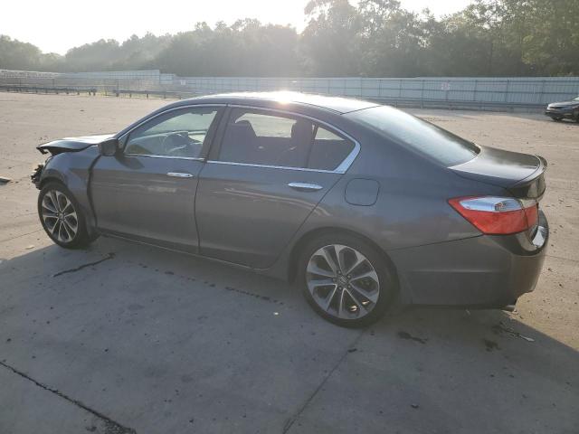 1HGCR2F58EA224847 - 2014 HONDA ACCORD SPORT GRAY photo 2