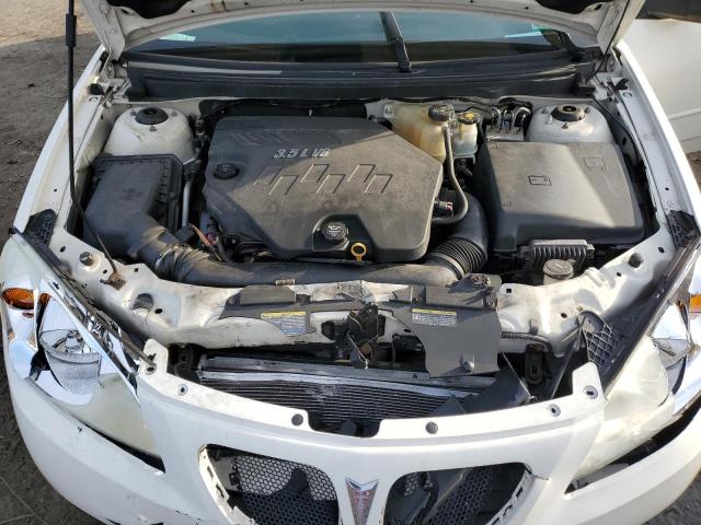 1G2ZH57N984192428 - 2008 PONTIAC G6 GT WHITE photo 11