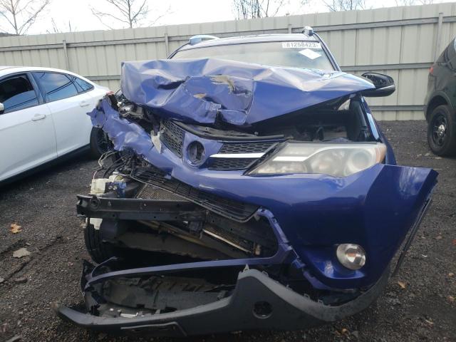 2T3RFREV7FW384359 - 2015 TOYOTA RAV4 XLE BLUE photo 5