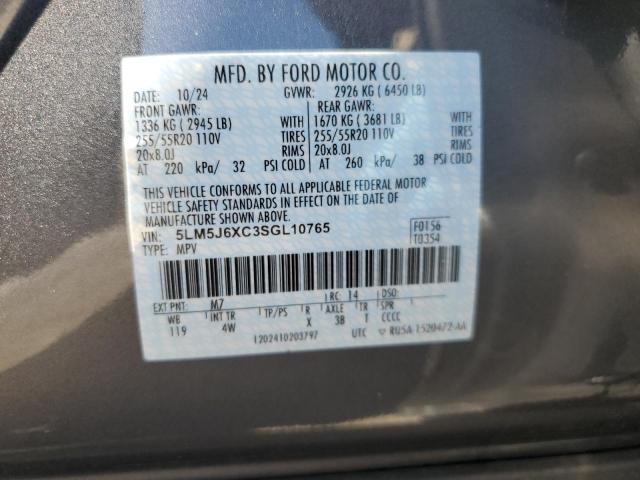 5LM5J6XC3SGL10765 - 2025 LINCOLN AVIATOR Grafitowy zdjęcie 14