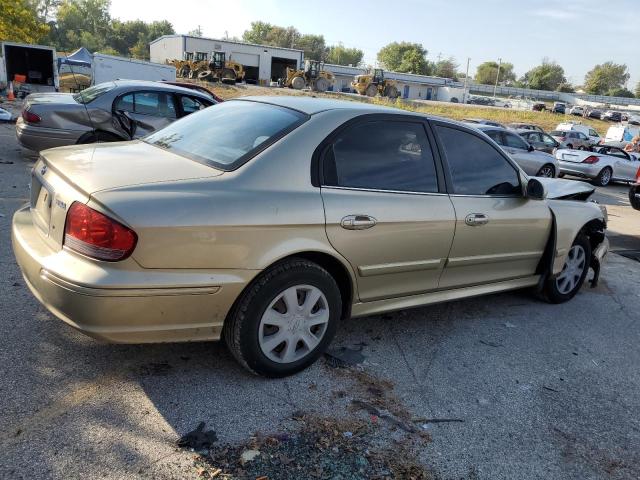 KMHWF25S42A672134 - 2002 HYUNDAI SONATA GL GOLD photo 3